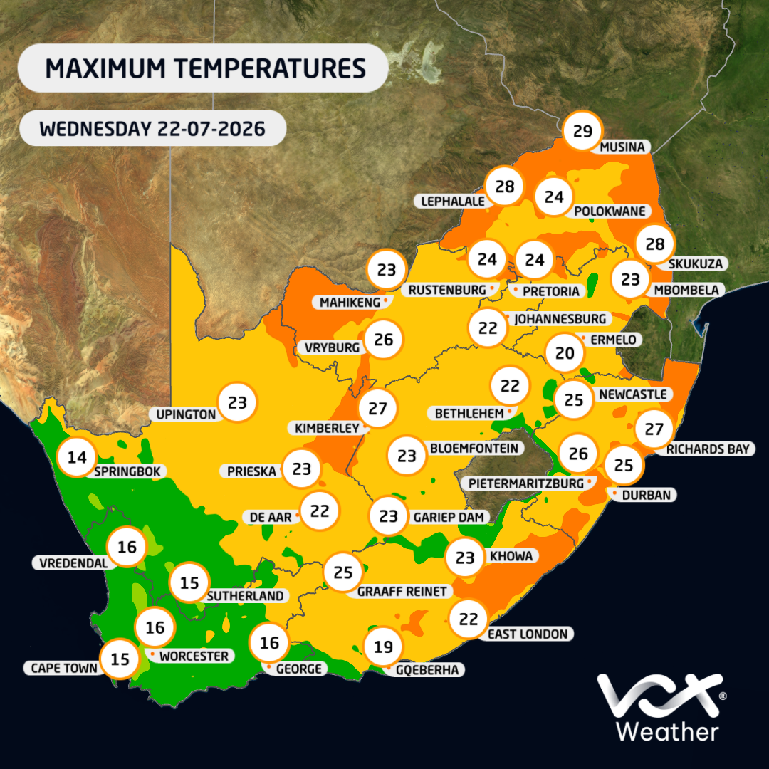 4 max Temp Map Wed
